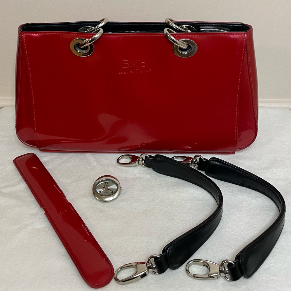 ✨2 Items✨ GUC Beijo Watch (Analog with Slap Band) & Purse